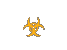 Yellow Growing Hazardous Material Symbol